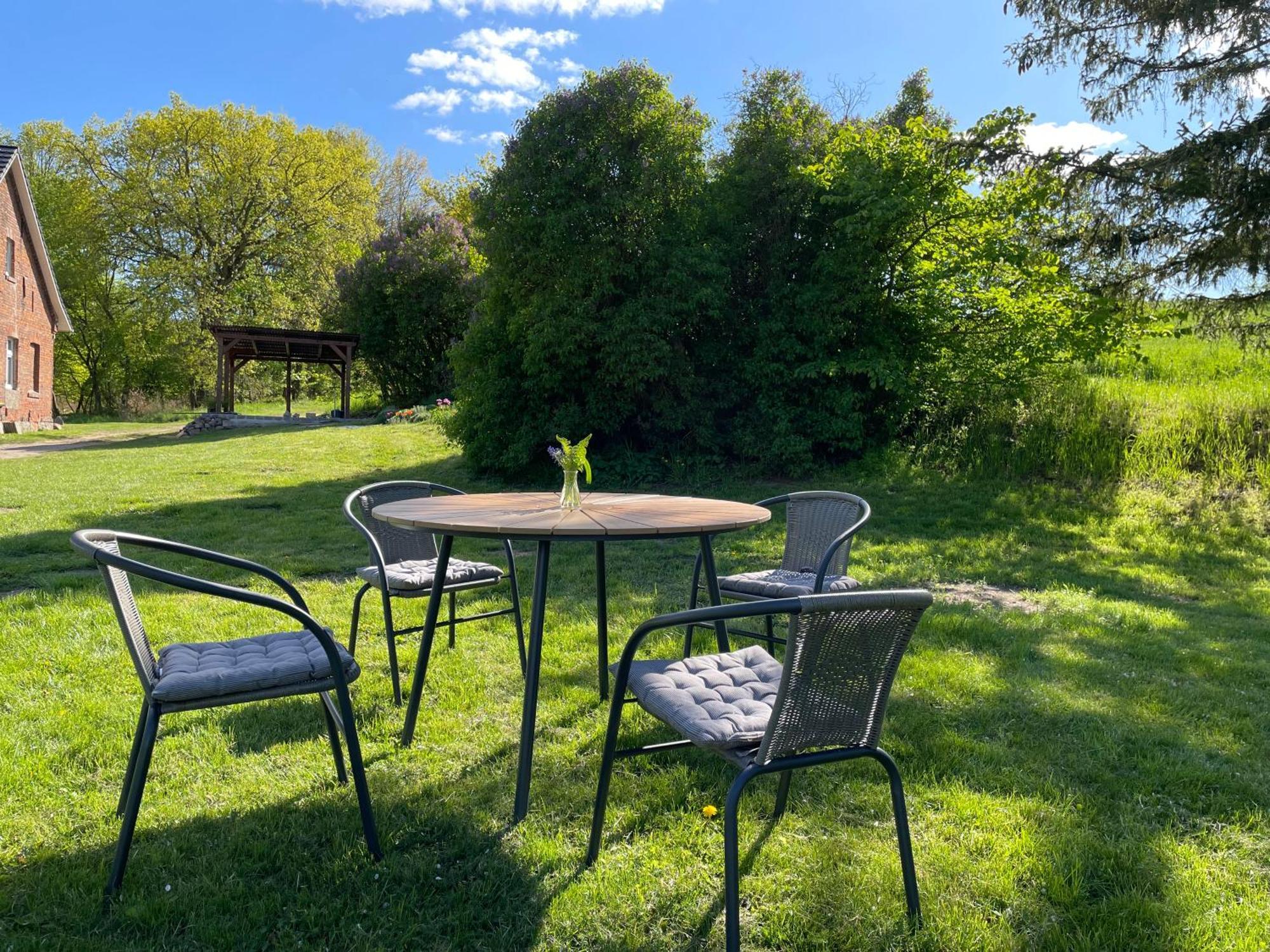 Ferienwohnung Am Rathsburgsee Gramzow Esterno foto