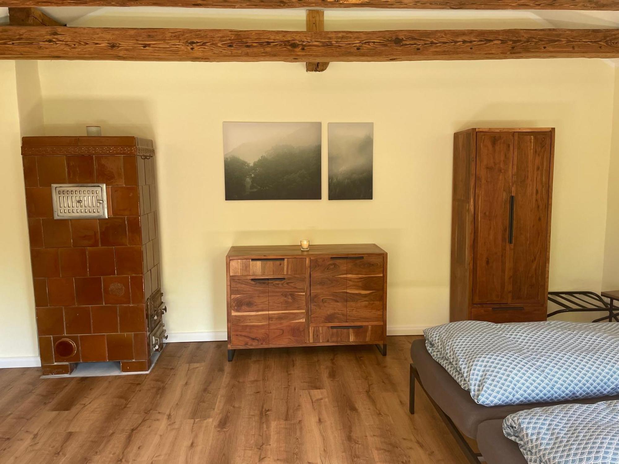 Ferienwohnung Am Rathsburgsee Gramzow Esterno foto